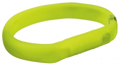 TRIXIE USB Flash Light Band Ошейник-лента светящийся XS-S зеленый (35 см/18 мм)  - фото