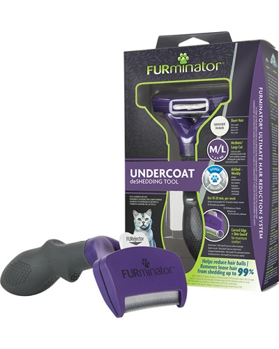 FURminator Undercoat deShedding Tool M/L Cat Short Hair - фото
