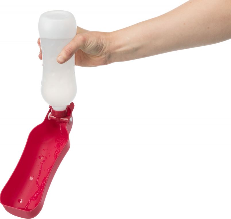 TRIXIE Миска дорожная для воды, с пластиковой бутылкой (250 мл) - фото3