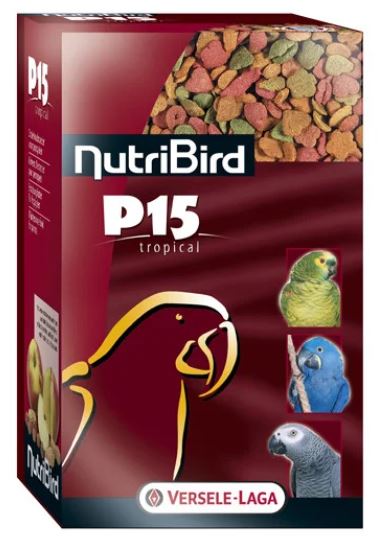 VERSELE-LAGA NUTRIBIRD P15 Tropical (1 кг) гранулированный корм для крупных и других попугаев  - фото