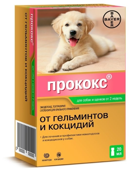 ПРОКОКС (PROCOX) суспензия для собак (20 мл) Bayer-Elanco - ZooExpress ...