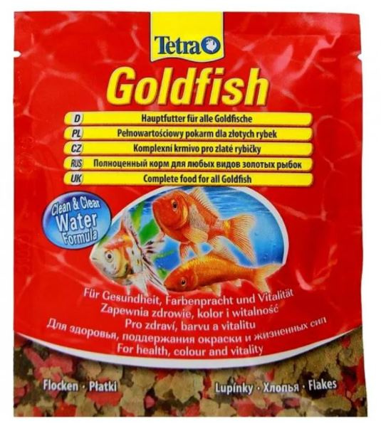 TETRA Goldfish® Flakes ТЕТРА Голдфиш хлопья (саше 12 г) - фото2