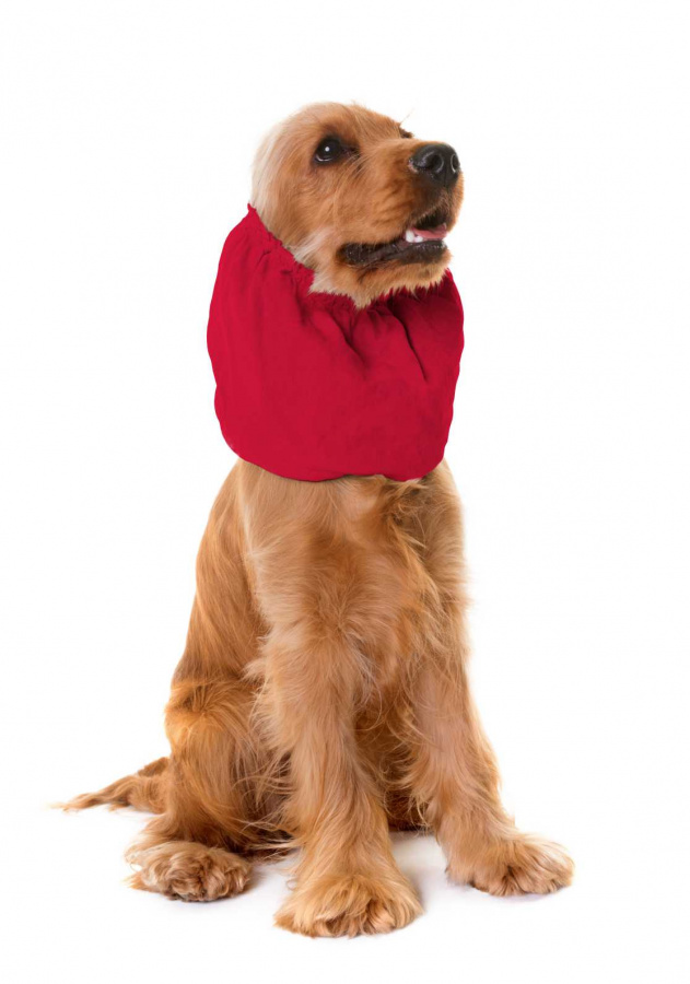 CAMON Снуд для ушей для собак красный (28 x 33 см) - фото2