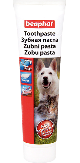 BEAPHAR Toothpaste liver (100 г) Зубная паста для животных со вкусом печени - фото2