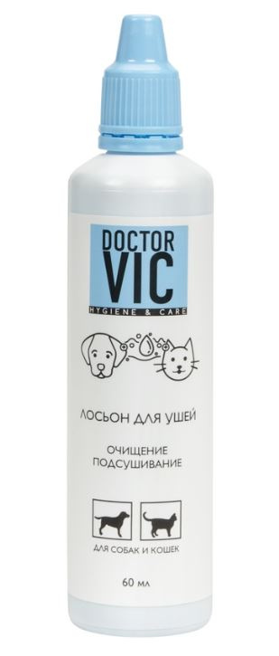 ЛОСЬОН Doctor VIC для ушей, очищение и подсушивание (60 мл) Vic - фото2