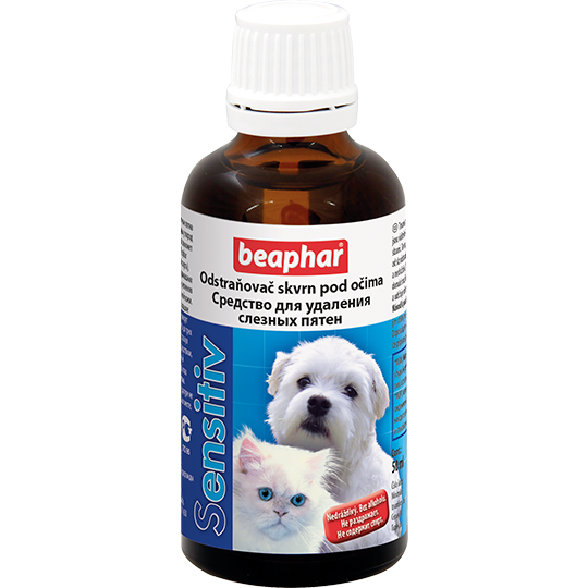 BEAPHAR Sensitiv (50 мл) Лосьон для удаления слезных пятен у собак и кошек - фото