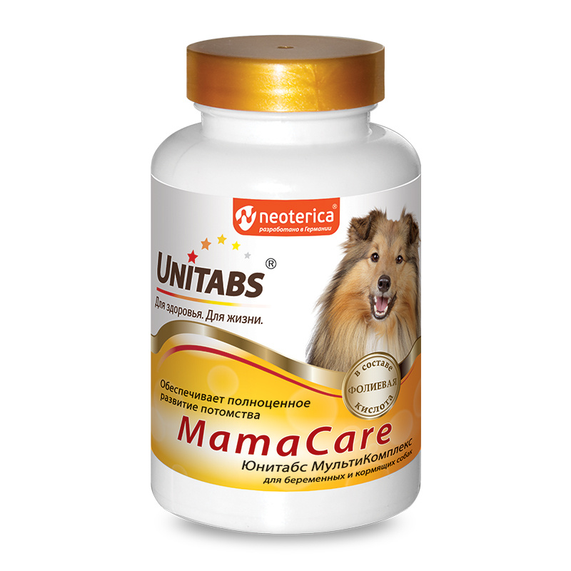 ЮНИТАБС (UNITABS) MamaCare с фолиевой кислотой для собак (100 табл) Экопром-Neoterica - фото