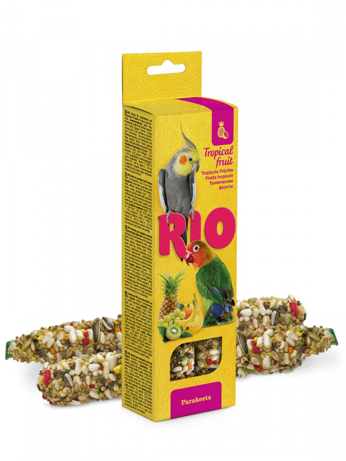 RIO Палочки для средних попугаев с тропическими фруктами (2 x 75 г) - фото