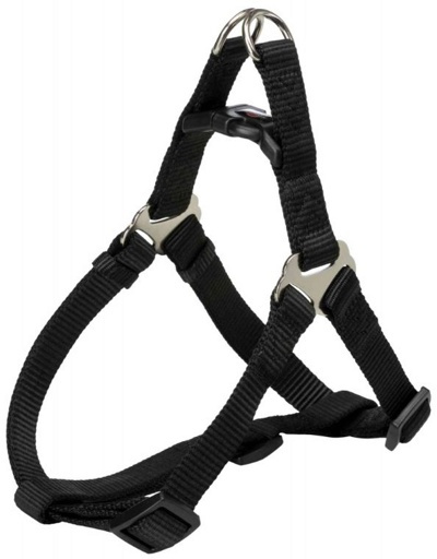 TRIXIE Premium Harness Шлейка для собак, размер S (черный) - фото
