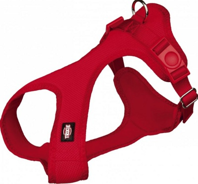 TRIXIE Comfort Soft Touring Harness Шлейка мягкая (25 - 35 см, красная) - фото
