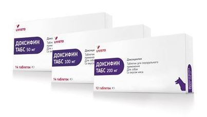 ДОКСИФИН (Доксициклин) Табс 50 мг (14 табл.) Livisto-Invesa - фото2