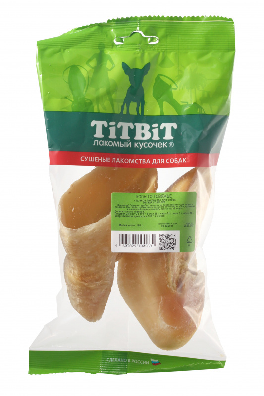 TiTBiT Копыто говяжье - мягкая упаковка - фото