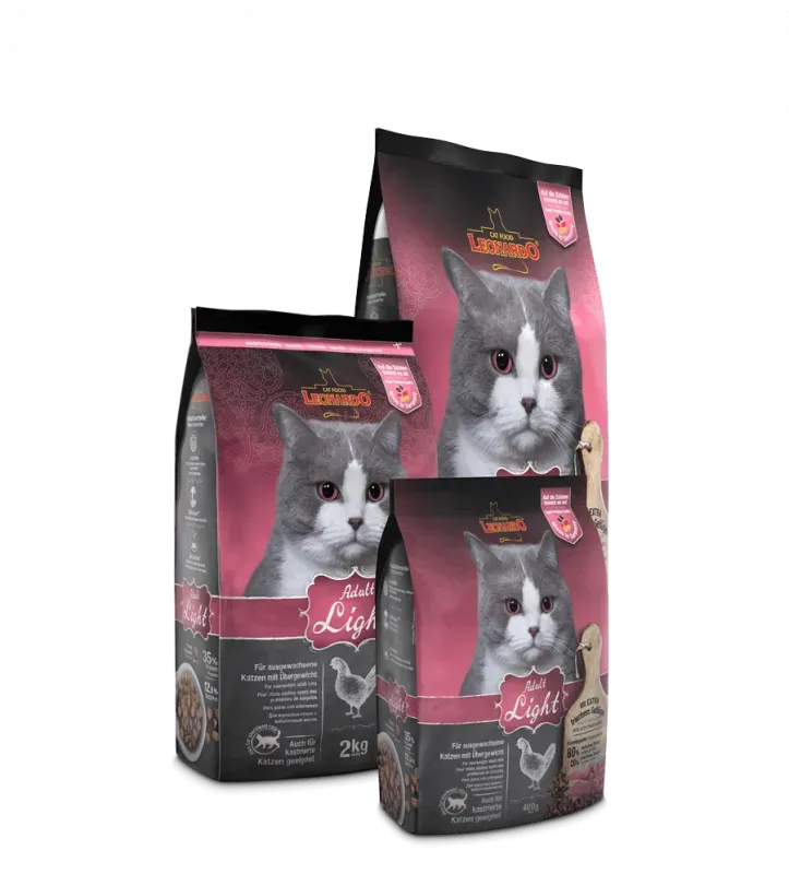 LEONARDO LIGHT (0,5 кг на развес) для взрослых кошек, склонных к лишнему весу - фото2