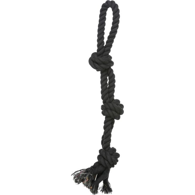 TRIXIE Playing Rope Верёвка узловая двойная х/б (60 см) - фото3