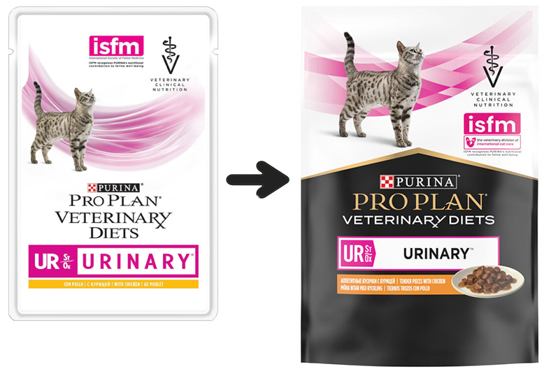 Pro Plan VD Cat UR Urinary с курицей (пауч 85 г) - фото2