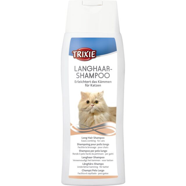 TRIXIE Cat Shampoo for Long Hair Шампунь для длинношерстных кошек (250 мл) - фото