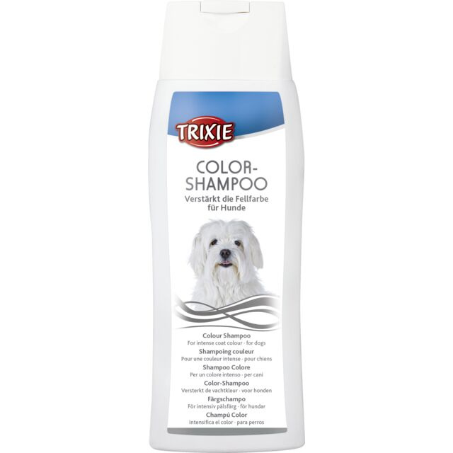 TRIXIE Color Shampoo for Dog WHITE Шампунь для светых и белых собак (250 мл) - фото