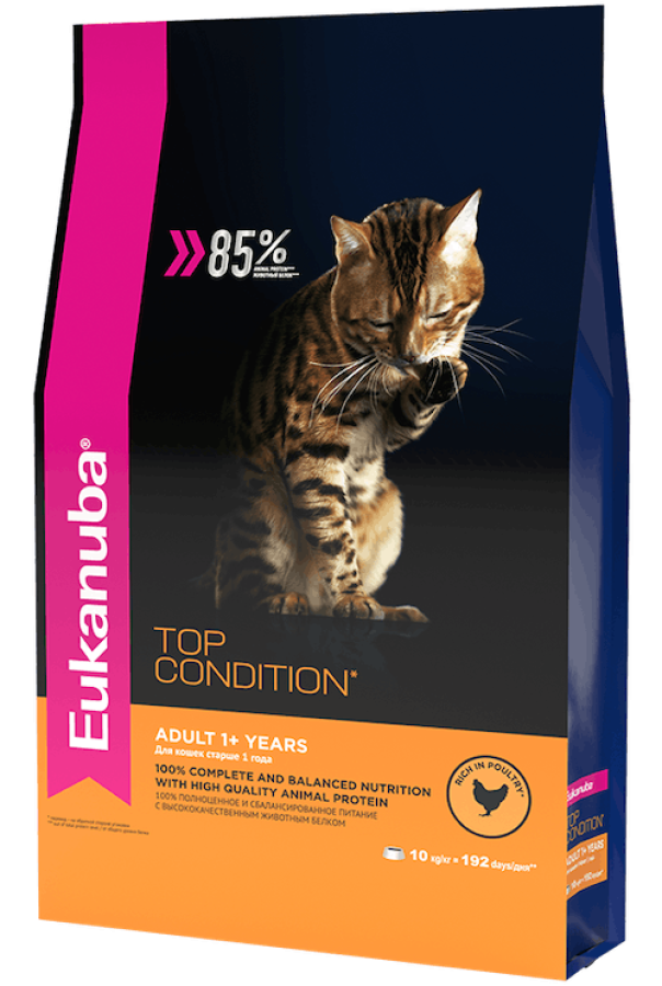 EUKANUBA CAT Adult Тop Сondition (2 кг) для взрослых кошек - фото