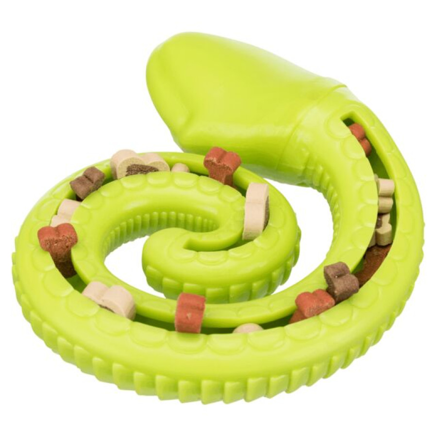 TRIXIE Snack-Snake Змейка для лакомств, термопластичная резина 18 см - фото2