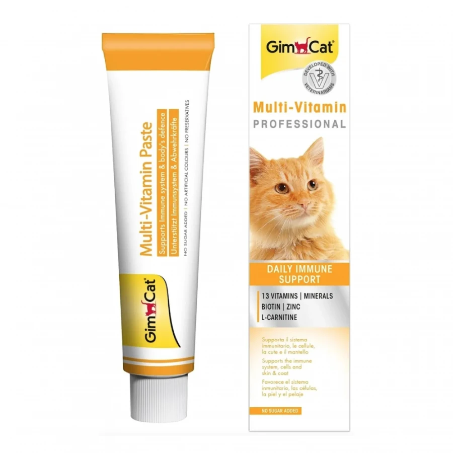 GIMCAT Multi-Vitamin Paste Мультивитаминная паста для кошек (20 г) - фото