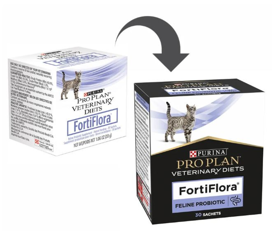ФОРТИФЛОРА (PRO PLAN Fortiflora) пробиотик для кошек (30 пакетиков х 1 г) - фото2