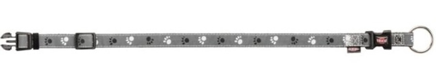 TRIXIE Silver Reflect Collar Ошейник светоотражающий, размер M-L (35-55 см / 20 мм) - фото2
