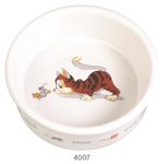 TRIXIE Миска керамическая с рисунком, для кошек (200 мл) - фото