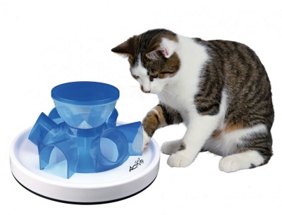 TRIXIE Развивающая игра для кошек Tunnel Feeder (28 см/14 см) - фото