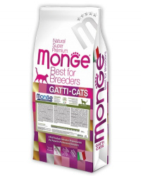 MONGE CAT SENSITIVE (10 кг) для взр. кошек с чувствительным пищеварением - фото