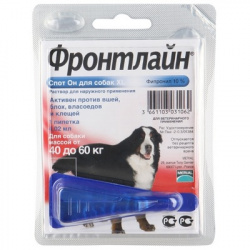 ФРОНТЛАЙН Спот Он XL (Фипронил 10%) - для собак 40-60 кг (1 пипетка) Merial - Boehringer - фото2