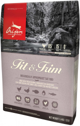 ORIJEN CAT FIT & TRIM 85/15 (5,4 кг) беззерновой для взр. кошек с избыточным весом - фото