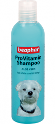 BEAPHAR ProVitamin Shampoo Aloe Vera for White coated dogs (250 мл) Шампунь для собак светлых окрасов - фото