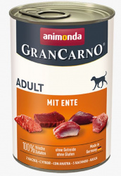 ANIMONDA GRAN CARNO ADULT (400 г) С уткой, для взрослых собак SALE 15% срок годности 16.05.2024 - фото