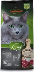 LEONARDO ADULT LAMB (15 кг) с ягненком для взрослых кошек  - фото