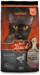 LEONARDO ADULT DUCK (2 кг) с уткой для взрослых кошек  - фото