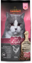 LEONARDO LIGHT (1 кг на развес) для взрослых кошек, склонных к лишнему весу - фото