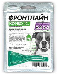 ФРОНТЛАЙН Комбо L для собак 20-40 кг  (1 пипетка) Merial - Boehringer (Фипронил 10% + S-метопрен 9%) - фото