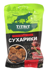 TiTBiT Сухарики с телятиной для собак (55 г) - фото
