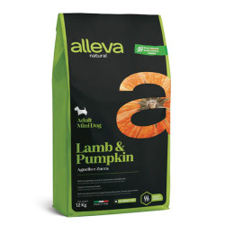 ALLEVA NATURAL LAMB&PUMPKIN MINI ADULT (12 кг) с ягненком и тыквой для взр. собак мелких пород - фото