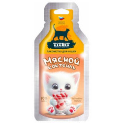 TiTBiT Мясной коктейль, лакомство для кошек (15 г) - фото, картинка TiTBiT Мясной коктейль, лакомство для кошек (15 г) - фото
