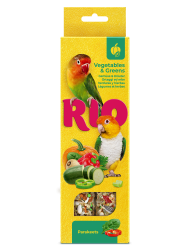 RIO Палочки для средних попугаев с овощами и зеленью (2 x 75 г) - фото, картинка RIO Палочки для средних попугаев с овощами и зеленью (2 x 75 г) - фото