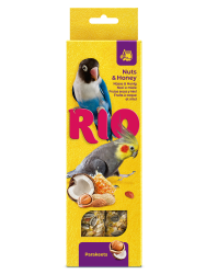 RIO Палочки для средних попугаев с медом и орехами (2 x 75 г) - фото, картинка RIO Палочки для средних попугаев с медом и орехами (2 x 75 г) - фото