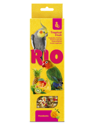 RIO Палочки для средних попугаев с тропическими фруктами (2 x 75 г) - фото, картинка RIO Палочки для средних попугаев с тропическими фруктами (2 x 75 г) - фото