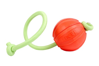 ЛАЙКЕР 7 ЛЮМИ Мяч-игрушка на светонакопительном шнуре, 7 см - фото