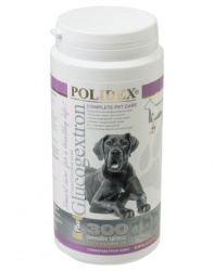 ПОЛИДЕКС Глюкогекстрон плюс POLIDEX GLUCOGEXTRON PLUS, для собак (1 таб/10 кг, 300 табл) - фото
