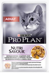 Pro Plan Nutrisavour Adult (пауч 85 г) кусочки с индейкой в желе - фото