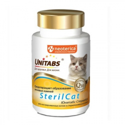 ЮНИТАБС (UNITABS) SterilCat для кастрированных котов и стерилизованных кошек (120 табл) Экопром-Neoterica - фото2