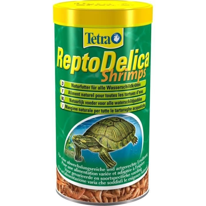 TETRA ReptoMin Delica Shrimps (20 г/250 мл) Корм с креветками для водных черепах - фото2