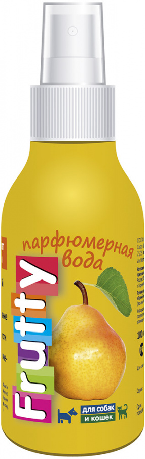 ПАРФЮМЕРНАЯ ВОДА Frutty для собак и кошек (медовая груша) 100 мл АВЗ - фото