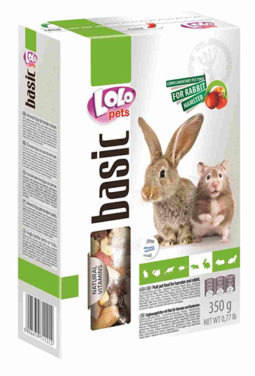 LOLO PETS Fruity Food (350 г) Фруктовый корм для хомячков и кроликов - фото